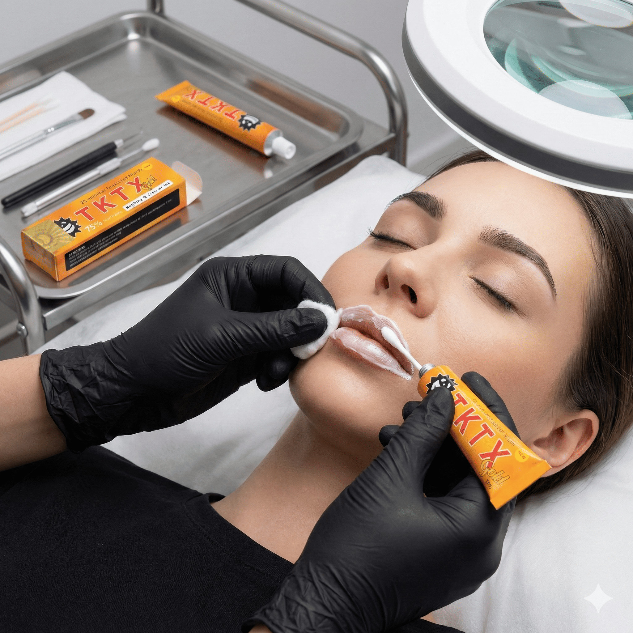 Pack 5 - TKTX GOLD 75% ANESTHETIC CREAM - The Best Cream Ever