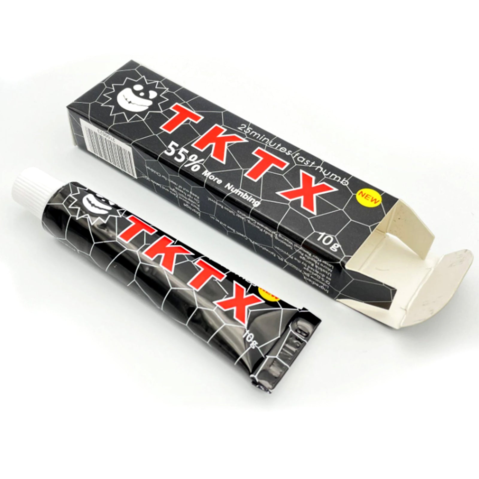 TKTX BLACK 55% THE BEST ANESTHETIC CREAM for TATTOO | WAXING | PIERCING | MICROBLADING