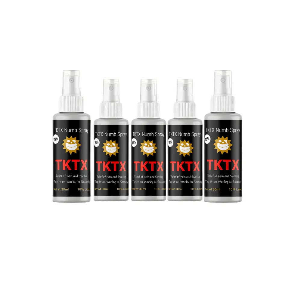 Pack 5 TKTX ANESTHETIC SPRAY 30 ml DURING